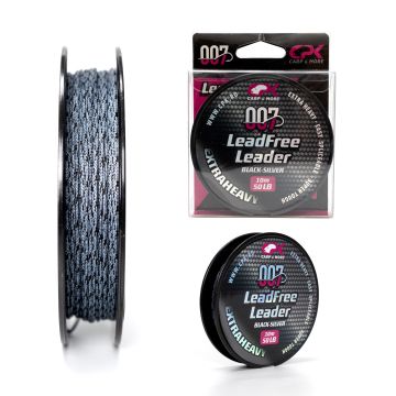 Fir Textil CPK Lead Free Leader, Black Silver, 50lbs, 10m