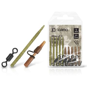 Kit Monturi Delphin sCamo HeavyC + Swivel + Tube, 5buc/plic