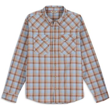 Simms Men's Brackett LS Shirt, Steel Blue