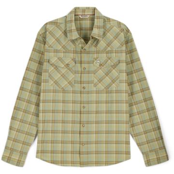 Simms Men's Brackett LS Shirt, Pale Pine