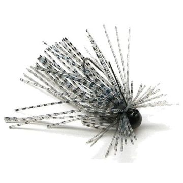 Skirt-Jig Rapture Tungsten Finesse Rub Jig, Color White/Blue-Pearl Black, 3.5g