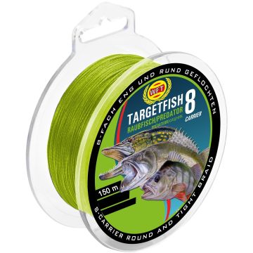 WFT TargetFish 8 braided line, Fluorescent Yellow, 150m
