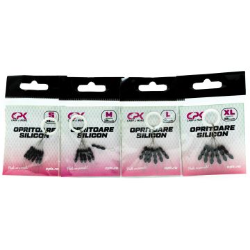 Opritor Silicon CPK, Negru, 18buc/plic