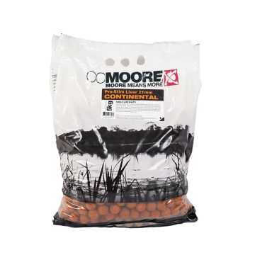 Boilies Tare de Nadit CC Moore Continental, Pro-Stim Liver, 21mm, 5kg