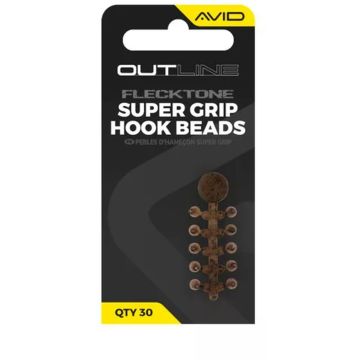 Stopere Avid Carp Outline FleckTone Super Grip Hook Beads, 30buc/plic