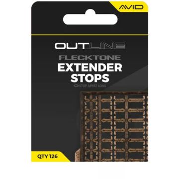 Stoper Avid Carp Outline FleckTone Extender Stops, 126buc/plic