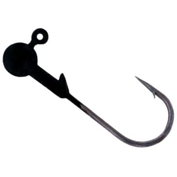 Jig Herakles Round Jighead Nr.2/0, Matt Black, 3buc/plic