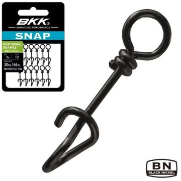 Agrafe Rapide BKK Fast Spiral Snap-32 Black Nichel