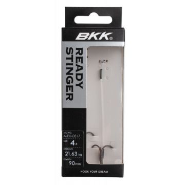 Montura BKK Spear Stinger Fluoro Zander, Nr.4, 0.6mm, 21.63kg, 2buc/blister