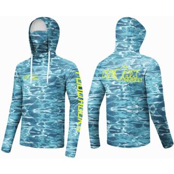 Relax Lures UV UPF 50+ Shirt, Blue Wave