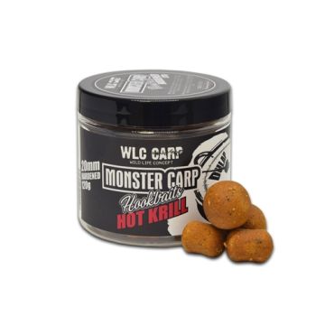 Boilies de Carlig WLC Monster Carp, Hot Krill, 120g