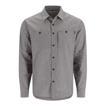 Camasa Simms Cutbank Chambray Shirt Cinder Chambray