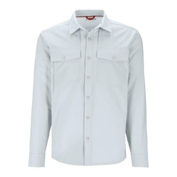 Simms No-See-Um Bugstopper Shirt, Bimini Blue Heather