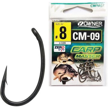 Owner CM-09 Carp Master Curve Shank Magic Fusso Hooks