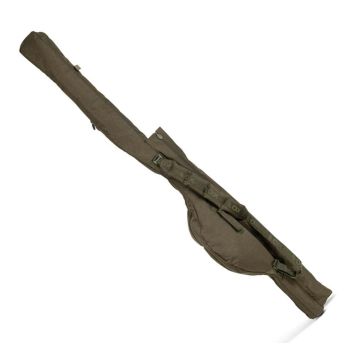 Fox Voyager 13FT 2 Rod Sleeves Case, Green, 2 Rods + 2 Reels, 210x26x26cm
