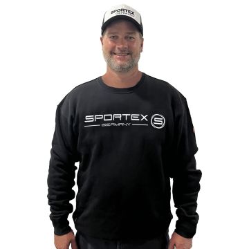 Sportex Crew Neck Sweater, Color Black