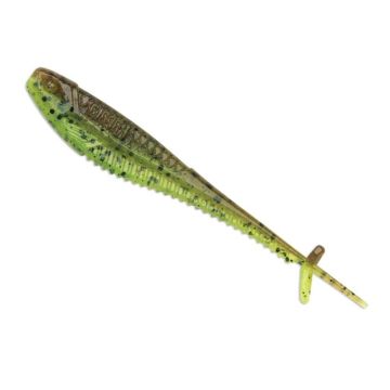 Shad Rapala CrushCity Mooch Minnow, Green Pumpkin Chartreuse Pepper (TPE), 9cm, 6buc/plic