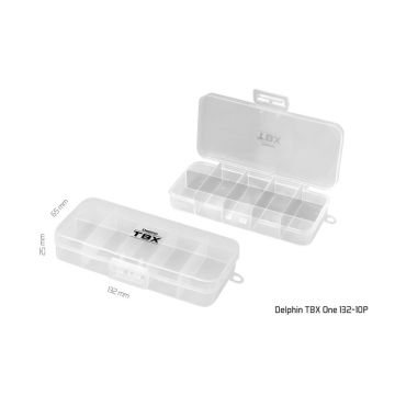 Cutie pentru Accesorii Delphin TBX One 132-10P, 13.2x6.5x2.5cm