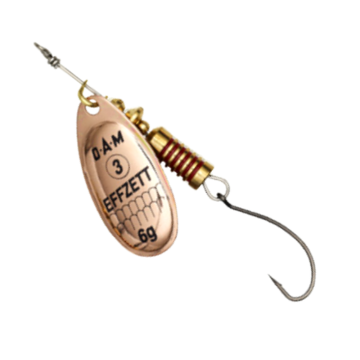 DAM Effzett Spinning Spoon, Copper, No.1, 3g