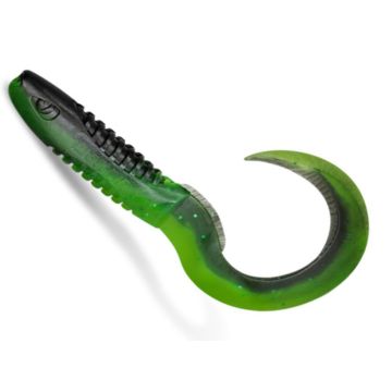 Delphin Twistax Eeltail UVS Twister, Forest, 6cm, 5pcs/pack