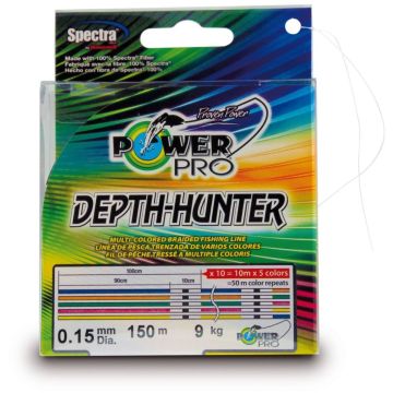 Braided Line Power Pro, Multicolor, 150m