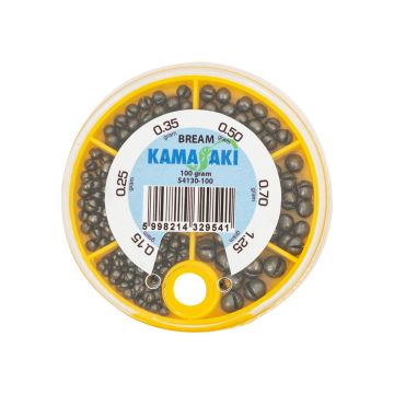 Alice Split Shot Weights Set Kamasaki Bream, 100g, 0.15-1.25g