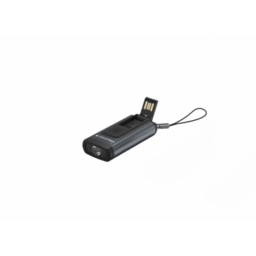 LED Lenser K6R Safety Gray Flashlight, 200 Lumens/LI-ION