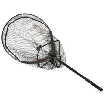 Minciog Telescopic cu Plasa Cauciucata Fox Rage Short Street Fighter Carbon Net, 40x50cm, 40cm