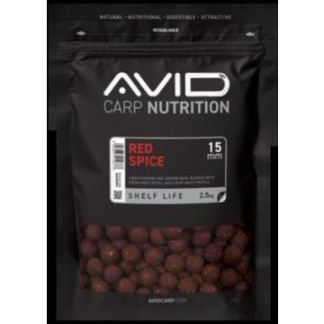 Boilies Avid Carp Red Spice Boilies, 2.5kg