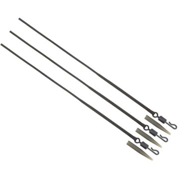 Fox Edges Naturals Leadcore Leaders Rig, 3 pcs/pack