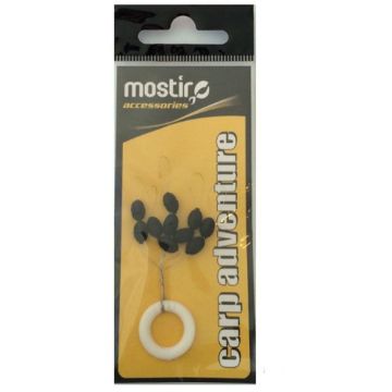 Silicone Stopper Mostiro Mega Black, Black, 10 pcs/pack