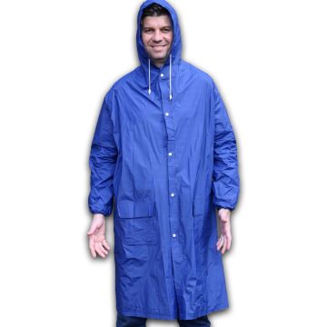BSP Guard Universal Comfort Travel Luggage Rain Poncho, Blue