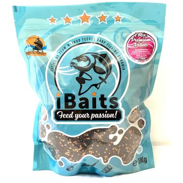 Pelete iBaits iMix Premium Pellets, Ø=2-3mm, 1kg