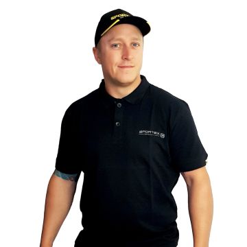 Sportex Polo Shirt, Black Color