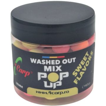 Pop-Up 4Carp Washed Out Mix,12mm, 40g/borcan