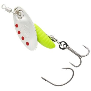 Lingurita Rotativa Savage Gear Spinner Grub Sinking Nr.2, Silver Red Lime, 5.8g
