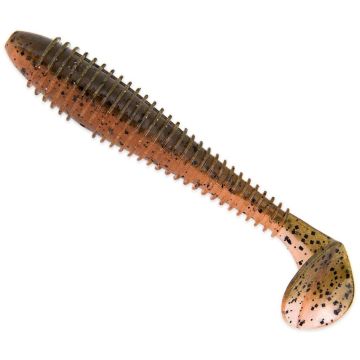Shad Keitech Fat Swing Impact, Green Pumpkin Fire, 10.9cm, 6bucblister