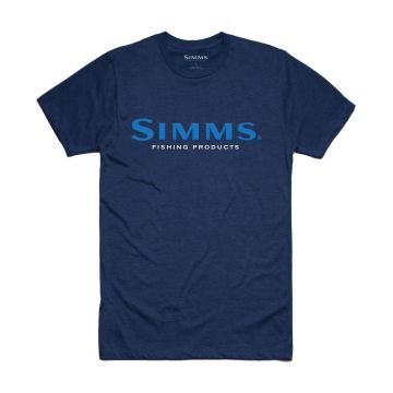Tricou Simms Logo T-Shirt, Dark Moon Heather
