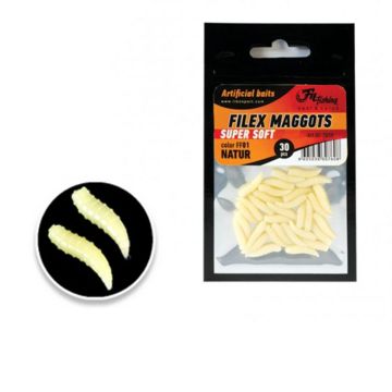 Viermusi Artificiali Filfishing Filex FF, 15mm, 30buc/plic