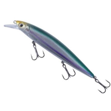 Vobler Major Craft Ceana Jerkbait 110SPS Shallow, Color Black Back Silver, 11cm, 16g