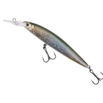 Vobler Major Craft Ceana Jerkbait Middle 90SPM, Color Green Back Silver, 9cm, 11g