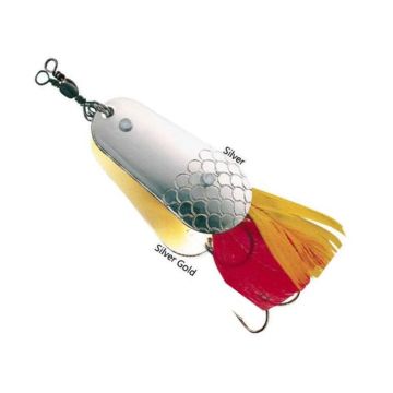 DAM Effzett Weedless Spoon, Silver/Gold, 5.5cm, 22g Oscillating Spoon