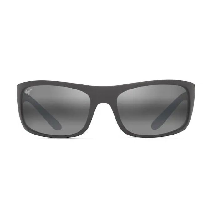 Maui Jim Peahi Sunglasses, Neutral Grey, Matte Solid Dark Grey 2