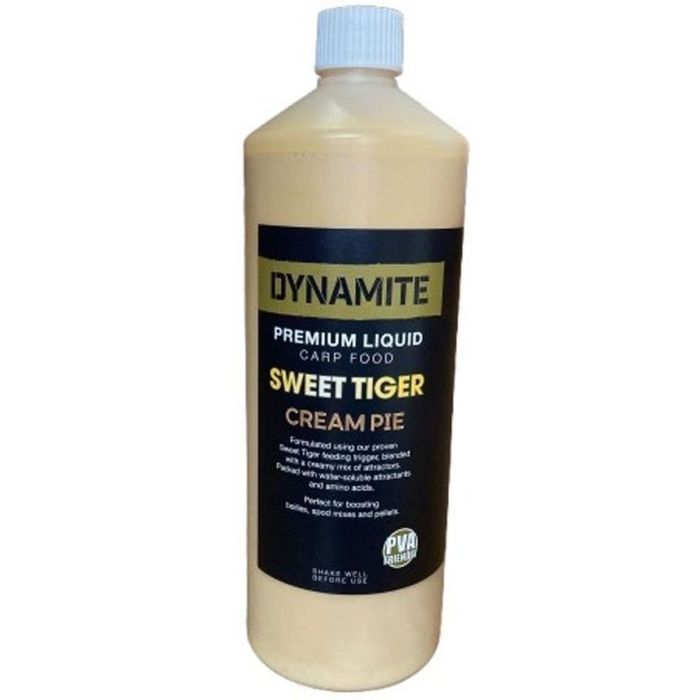 Aditiv Lichid Dynamite Baits Carp Food Sweet Tiger Cream Pie, 1L