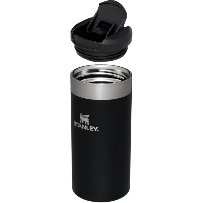 Stanley The AeroLight Transit Bottle Insulated Water Bottle, Black Metallic, 0.35L 2