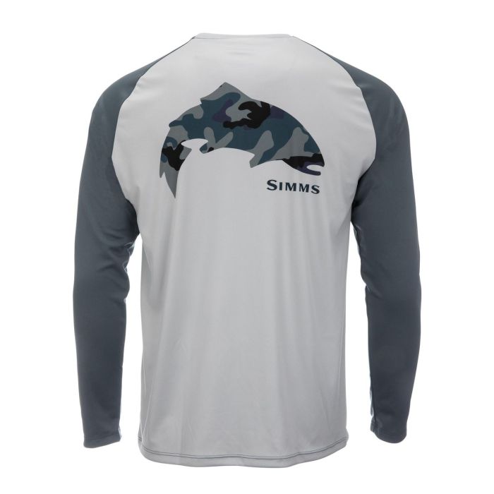 Bluza Simms Tech Tee Artist Series Trout Sterling Storm 2