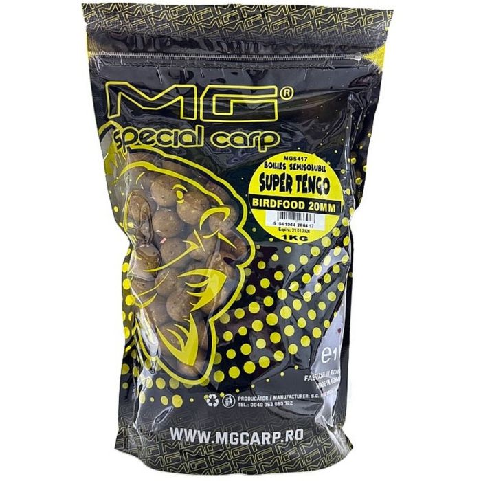 Boilies MG Carp Semisolubil Birdfood, 20mm, 1kg 2