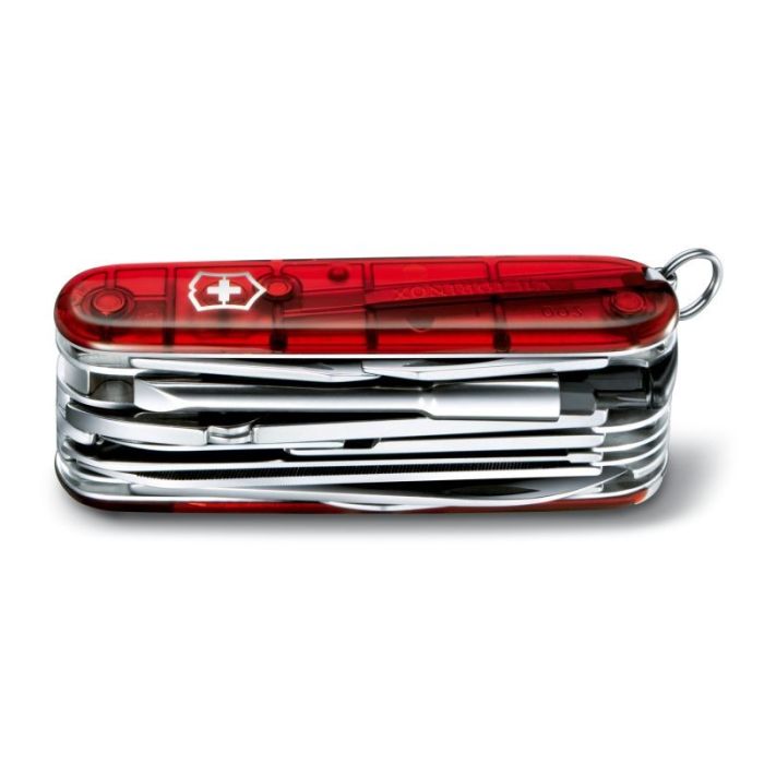 Briceag Victorinox CyberTool 41 rosu transparent 2