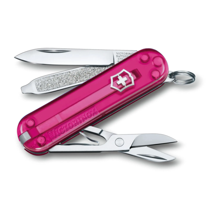 Victorinox Classic SD Transparent Pocket Knife, 58mm, Cupcake Dream, Gift Box