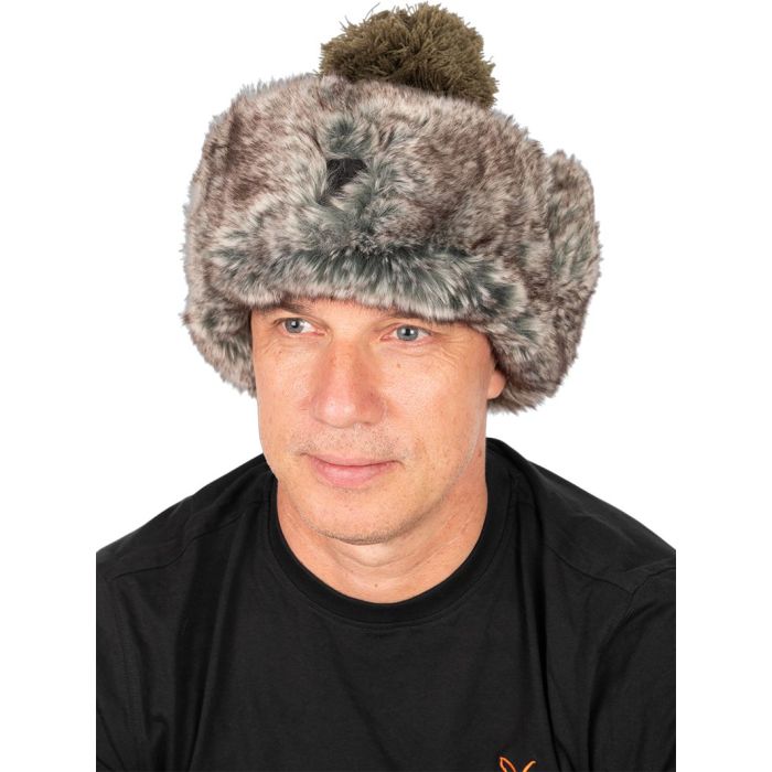 Caciula Fox Trapper Hat Green